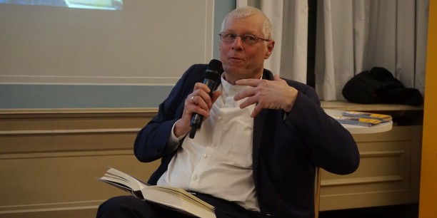Der Erfurter Kirchenhistoriker Andreas Lindner moderierte die Veranstaltung. Foto (c): Wollenhaupt-Schmidt/ EAT.