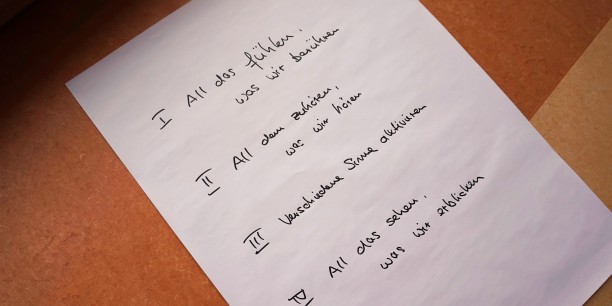 Hören, Sehen, Fühlen, Spüren... Augusto Boal entwickelte Übungen und Spiele, mit denen Menschen ihre Wahrnehmung schärfen und sensibel werden für ihre Mitmenschen und die Gesellschaft. Foto: © EAT