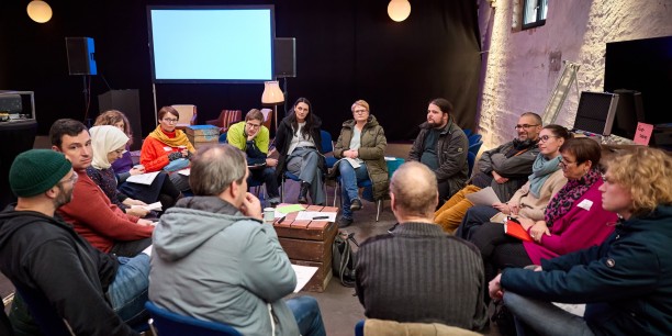 Neben den Inputs gab es viel Zeit für Austausch. Foto: Anton Filonenko