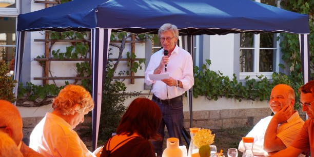 Dr. Klaus Holz, Generalsekretär der Evangelischen Akademien in Deutschland e.V., hielt eines der Grußworte zum Jubiläum. Foto: © EAT