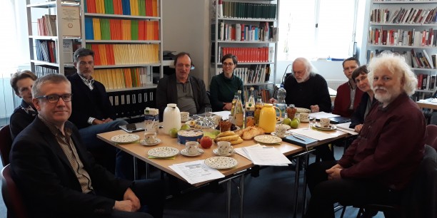 Erste Arbeitssitzung des wissenschaftlichen Beirats des Projekts "DENKOrte". Foto: © Thüringer Archiv für Zeitgeschichte