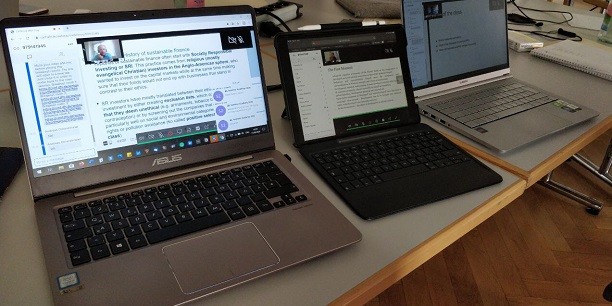 Der technische Aufwand für eine Online-Veranstaltung ist ungleich größer: Ein Blick hinter die Kulissen. Foto: (c) Jorim Gerrard/EAT.