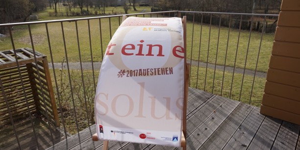 #2017aufstehen! war das Motto der EAD-Kampage für das Reformationsjahr 2017. Foto: ©EAT