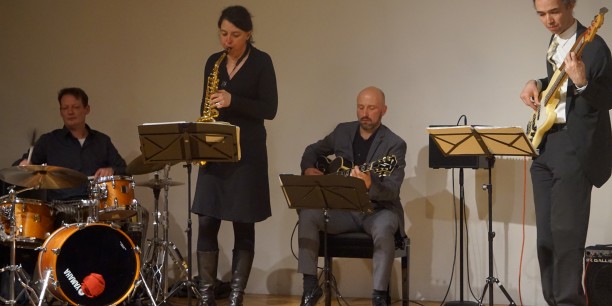Das musikalische Rahmenprogramm des Abends kam von den "Jazz Reservisten". Foto: © Annekathrin Härter/ EAT