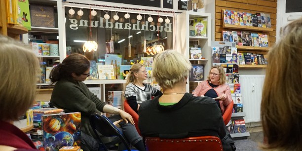 Die Buchhandlung Contineo dient schon seit 2019 als Veranstaltungsort für den Literarischen Salon. Foto: (c) Kummer/EAT