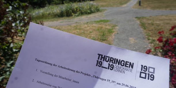 Auf den Weg gebracht: Der Beirat des Netzwerkprojekts Thüringen 19_19 traf sich erstmalig im Zinzendorfhaus. © Annika Schreiter/EAT