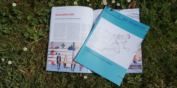 In der neuen Ausgabe des baugerüsts geht es um gesellschaftliche Beschleunigung und die Frage, wie (Evangelische) Jugend damit umgeht. Foto: (c) EAT