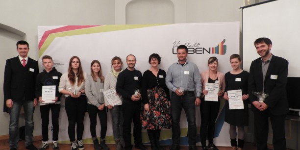 Engagiert für Demokratie im Landkreis Greiz - die Akteure der ausgezeichneten Projekte von Vielfalt leben. Foto: ©Vielfalt leben