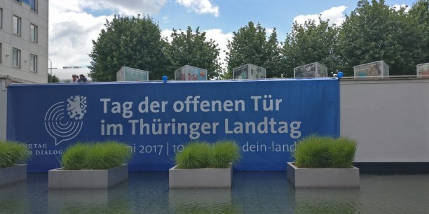 Von 10 bis 17 Uhr öffente der Thüringer Landtag am Samstag, dem 17. Juni 2017 seine Türen. Foto: © Sebastian Tischer
