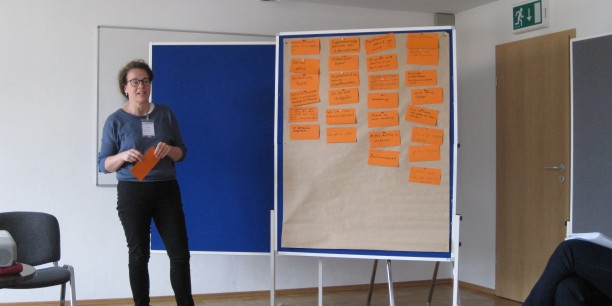 Eines der vier Qualifizierungsmodule wurde von Grit Körmer zu Gelingensfaktoren einer wirkungsvollen Projektumsetzung angeboten. Foto: © Zubarik/EAT