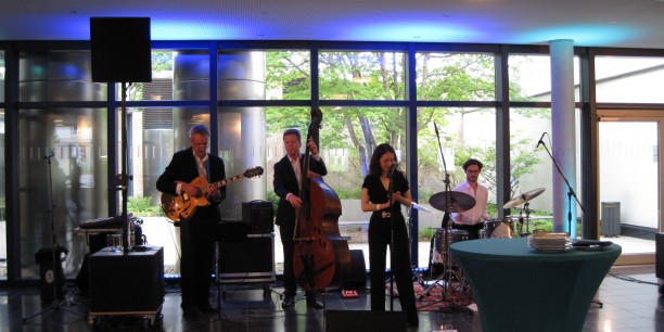 Für die musikalische Gestaltung sorgte Anna Margolina's Jazz, Swing & Yiddish Band. Foto: © Zubarik/EAT