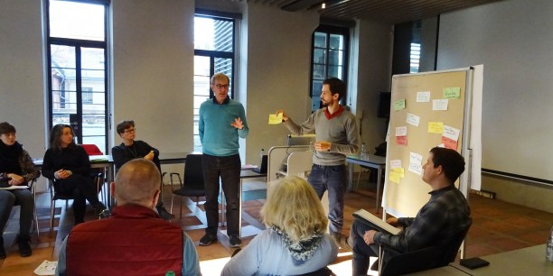 In Projektgruppen wurde die Weiterarbeit an gemeinsamen Netzwerkprojekten innerhalb der Trägergruppe beraten. Foto: © et