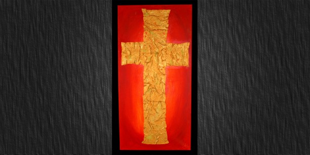 Kreuz 261, "In Memoriam Katharina Terstappen" (50x100) © Andrea Terstappen