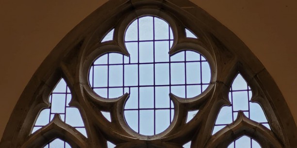 Fenster (Detail) in der Bibliothek der Evangelische Akademie Abt Jerusalem, Braunschweig (c) Sebastian Kranich