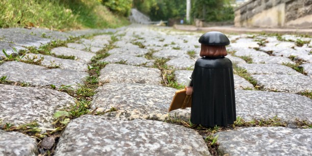 Was bleibt von der Reformationsdekade? In jedem Fall die erfolgreichste Playmobil-Figur aller Zeiten: Der Playmobil-Luther. Foto: ©EAT