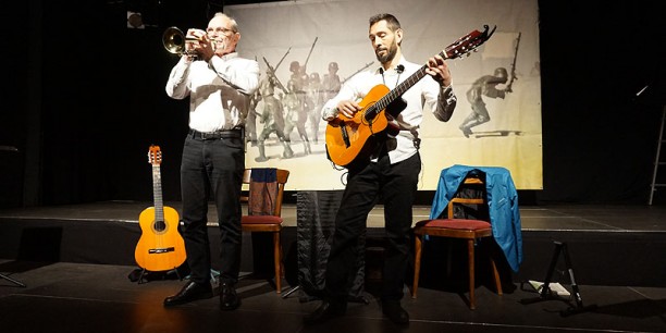 Rudi Friedrich und Talib Richard Vogl . Foto: (c) Ulrike Wollenhaupt-Schmidt, EAT