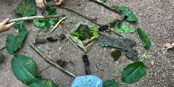 Wald-Mandala, Foto: Möller, EAT