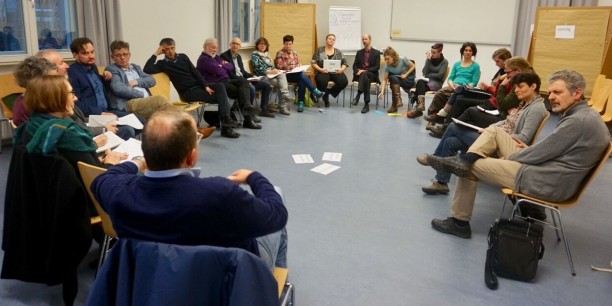 In zwei parallelen Workshops tauschten sich die Teilnehmenden aus den unterscheidlichsten Thüringer Bildungseinrichtungen aus. Foto: ©Désirée Reuther/EAT
