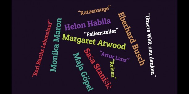 6 Autorinnen und Autoren, 6 Buchtitel - eine vielfältige Leseauswahl, präsentiert beim Literarischen Wintergarten. Graphik: © EAT