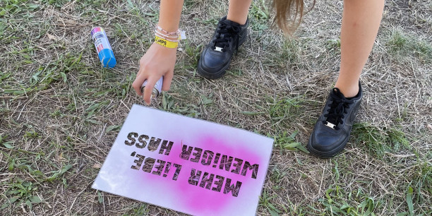 Sprüh Deine Botschaft in die Welt. Foto: © Lehmann/ EAT