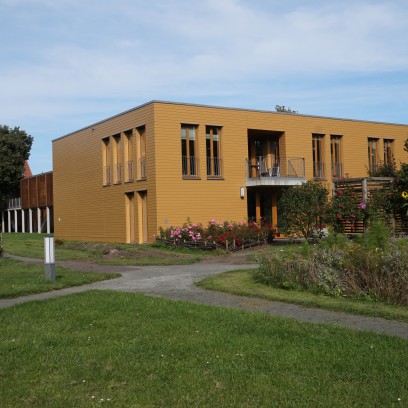 Sitz der Evangelischen Akademie Thüringen im Haus C, Garten des Zinzendorfhauses. Foto: © Zubarik/EAT