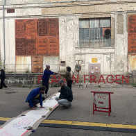 Fragen, Austausch und Interaktionen entlang der Papierrolle. Foto: (c) EAT