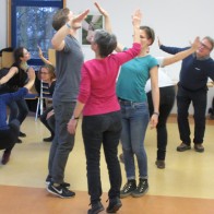 Gruppenübung beim Workshop Forumtheater. Foto: © EAT